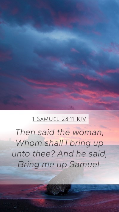 1 Samuel 28:11 Explained