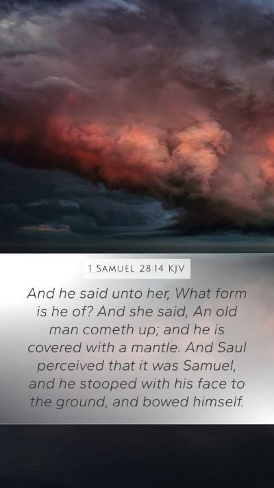 1 Samuel 28:14 Explained