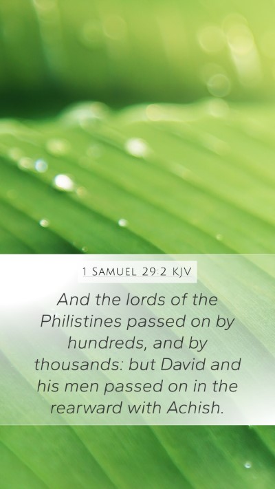 1 Samuel 29:2 Explained