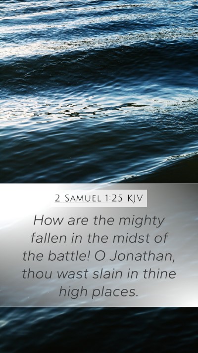 2 Samuel 1:25 Explained