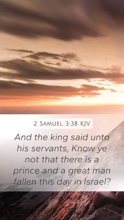 2 Samuel 3:38 Explained