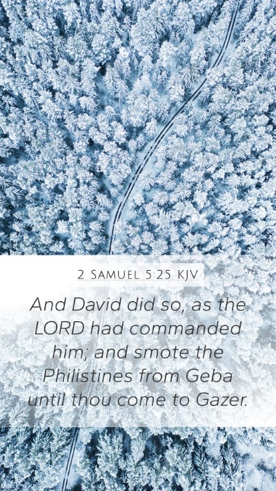 2 Samuel 5:25 Explained