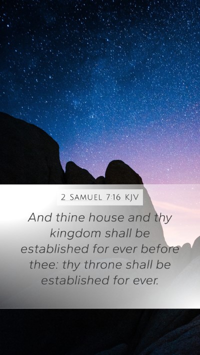 2 Samuel 7:16 Explained