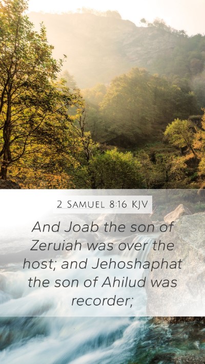 2 Samuel 8:16 Explained