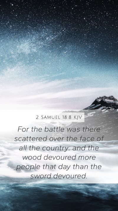 2 Samuel 18:8 Explained