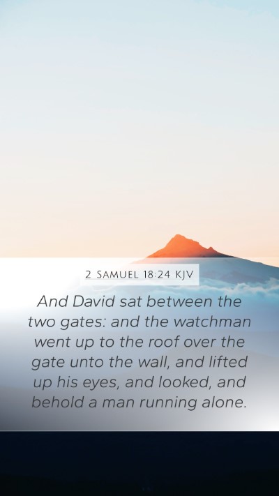 2 Samuel 18:24 Explained