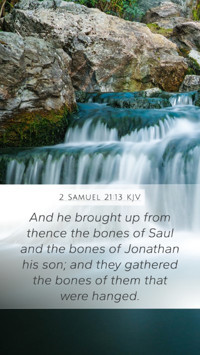 2 Samuel 21:13 Explained