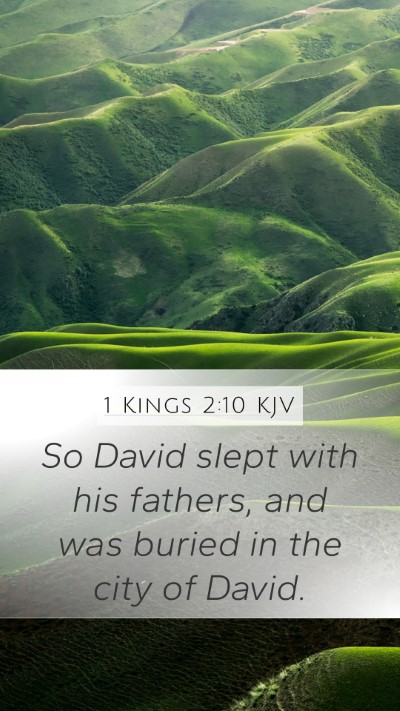 1 Kings 2:10 Explained