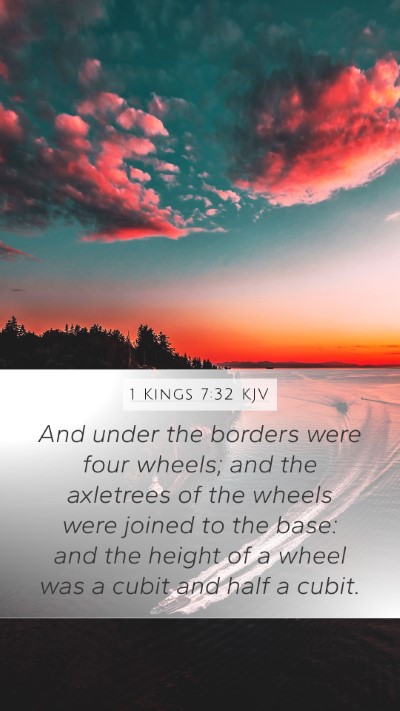 1 Kings 7:32 Explained