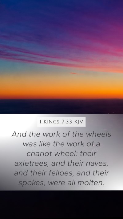 1 Kings 7:33 Explained