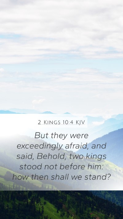 2 Kings 10:4 Explained