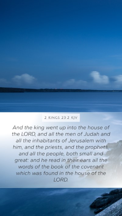 2 Kings 23:2 Explained