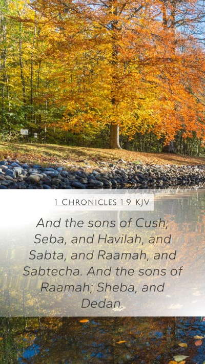 1 Chronicles 1:9 Explained