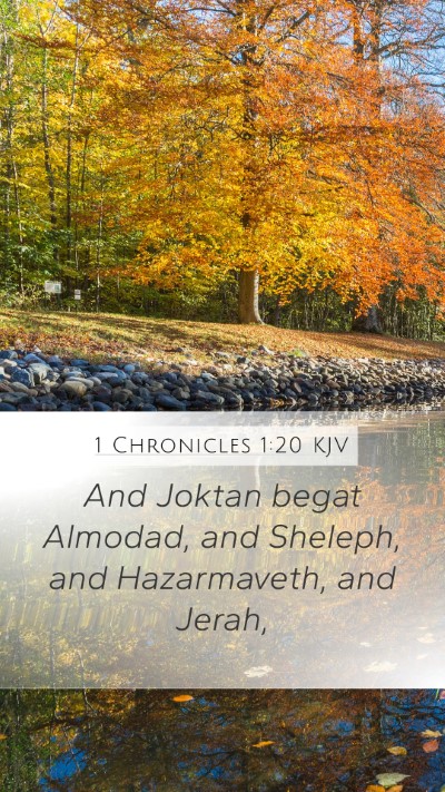 1 Chronicles 1:20 Explained