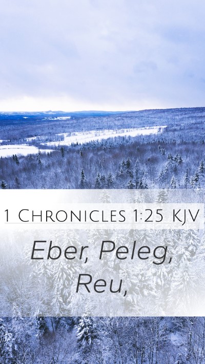 1 Chronicles 1:25 Explained