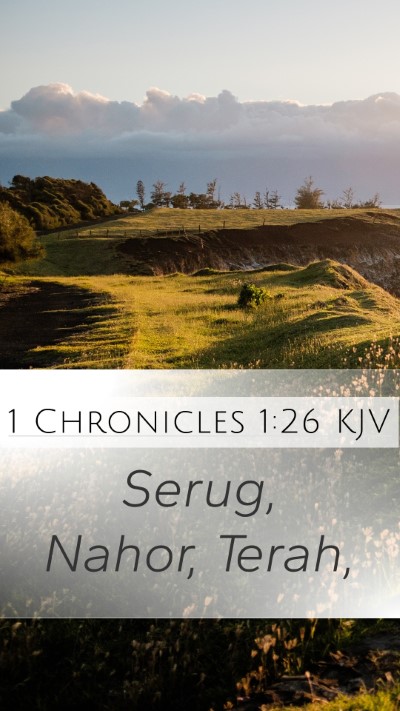 1 Chronicles 1:26 Explained