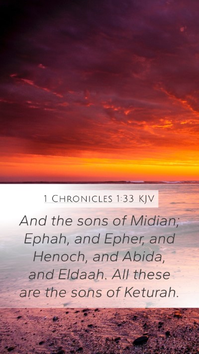 1 Chronicles 1:33 Explained