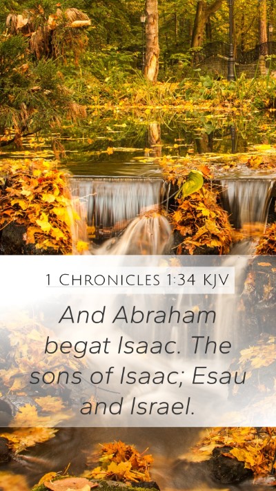 1 Chronicles 1:34 Explained