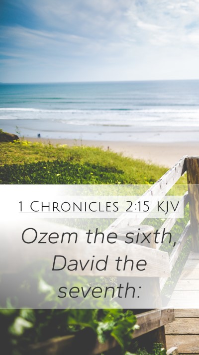 1 Chronicles 2:15 Explained