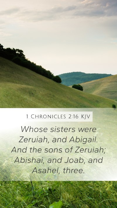 1 Chronicles 2:16 Explained