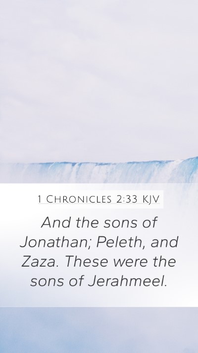 1 Chronicles 2:33 Explained