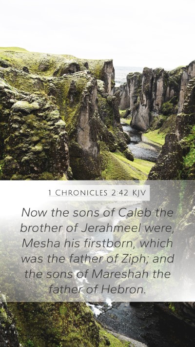 1 Chronicles 2:42 Explained