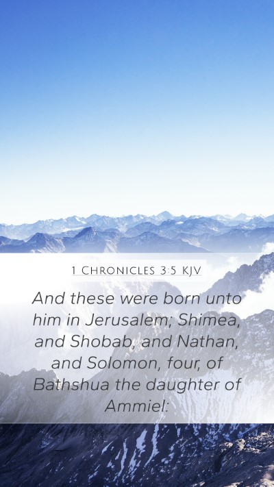 1 Chronicles 3:5 Explained