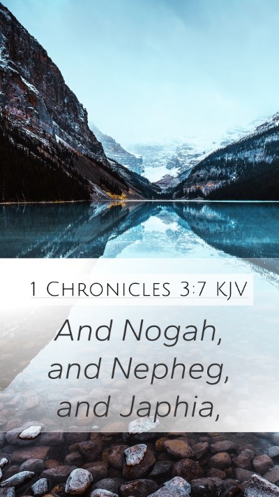 1 Chronicles 3:7 Explained