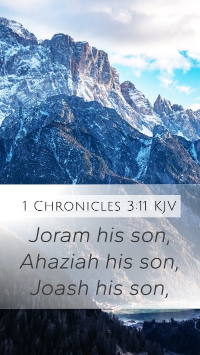 1 Chronicles 3:11 Explained