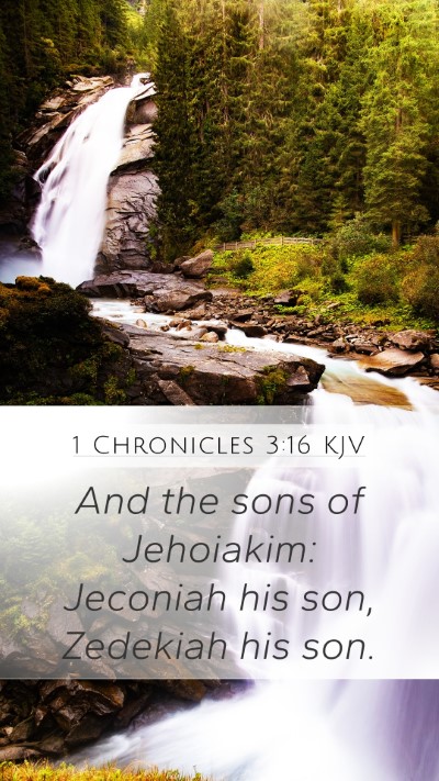 1 Chronicles 3:16 Explained