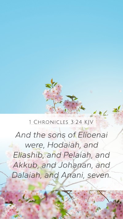 1 Chronicles 3:24 Explained