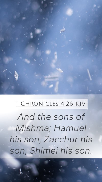 1 Chronicles 4:26 Explained