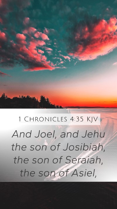 1 Chronicles 4:35 Explained