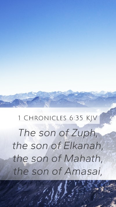 1 Chronicles 6:35 Explained