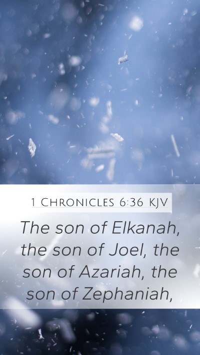 1 Chronicles 6:36 Explained