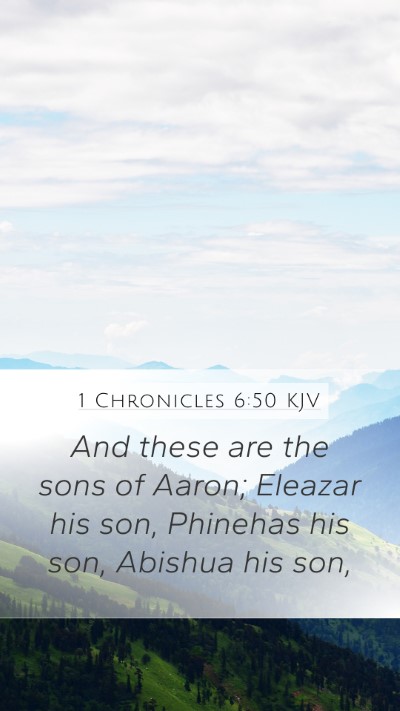 1 Chronicles 6:50 Explained