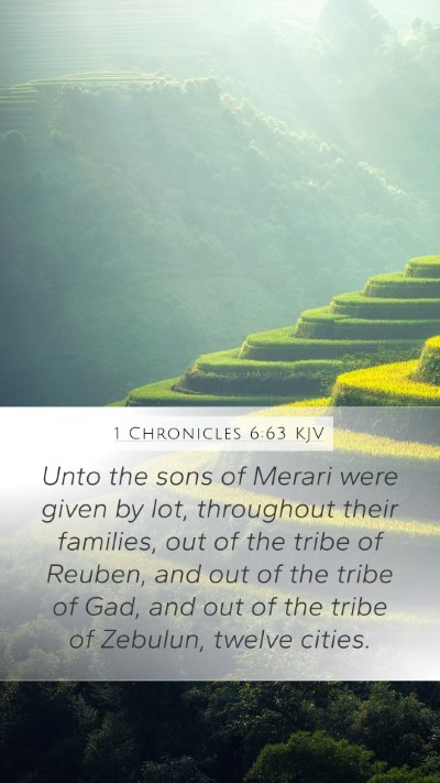 1 Chronicles 6:63 Explained