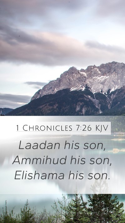 1 Chronicles 7:26 Explained