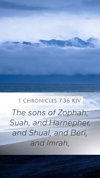 1 Chronicles 7:36 Explained