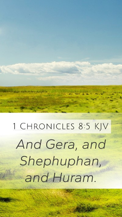 1 Chronicles 8:5 Explained