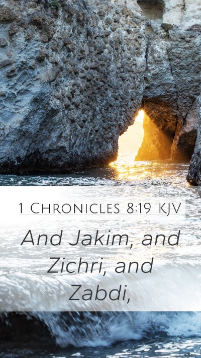 1 Chronicles 8:19 Explained