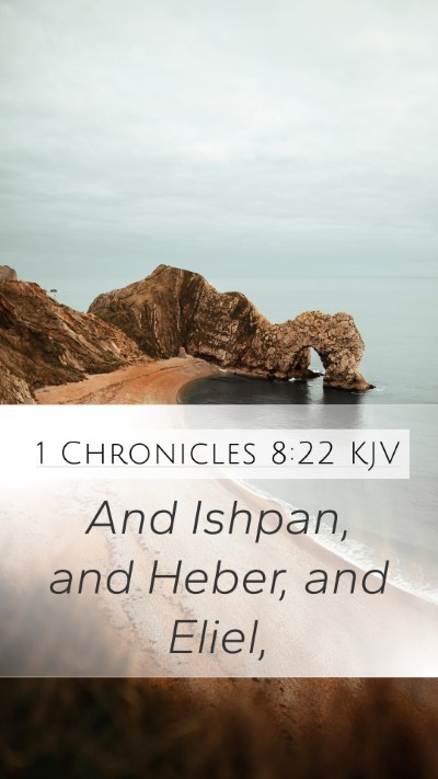 1 Chronicles 8:22 Explained