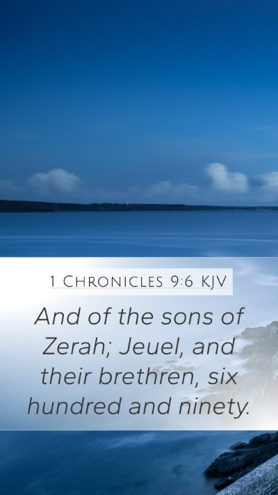 1 Chronicles 9:6 Explained