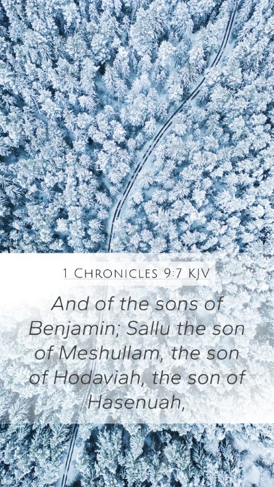 1 Chronicles 9:7 Explained