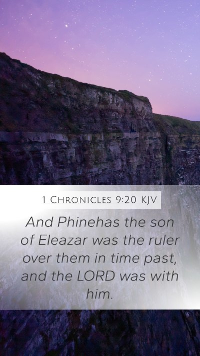 1 Chronicles 9:20 Explained