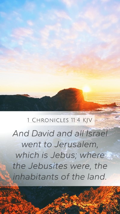 1 Chronicles 11:4 Explained