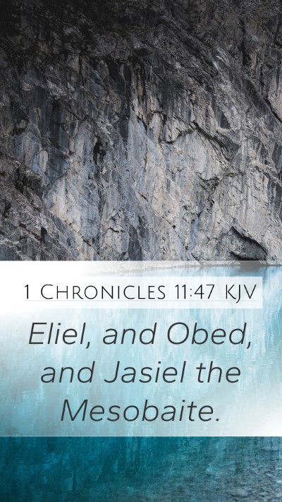 1 Chronicles 11:47 Explained