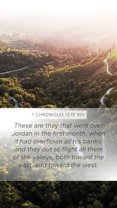 1 Chronicles 12:15 Explained