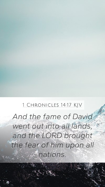 1 Chronicles 14:17 Explained