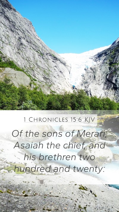 1 Chronicles 15:6 Explained